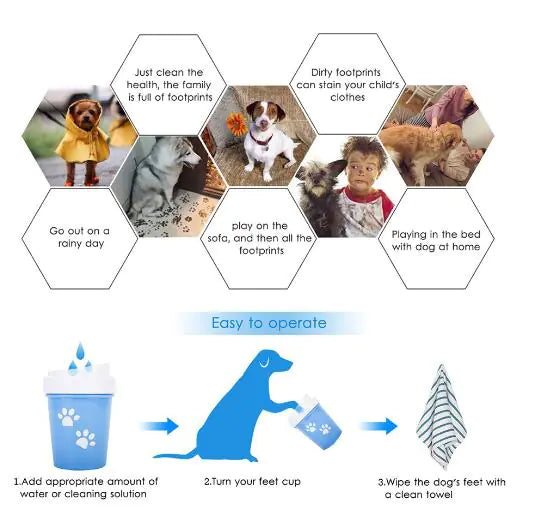 Pet Paw Cleaning Cup